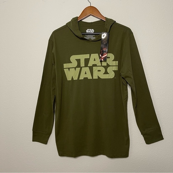 Disney Star Wars Episode VI Return of The Jedi men Hooded Tee size L NWT - Picture 2 of 11